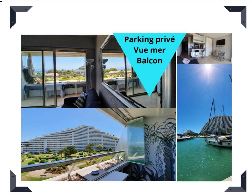 Lovely Apartment In Marina Baie Des Anges- Baronnet - Sew View, Free Parking Spaces On Site, Restaurants, Beach, Supermarket 卢贝新城 外观 照片
